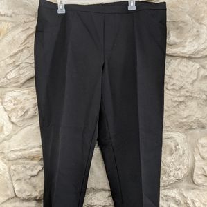 Isacc Mizrahi Live Stretch Pull-On Black P…